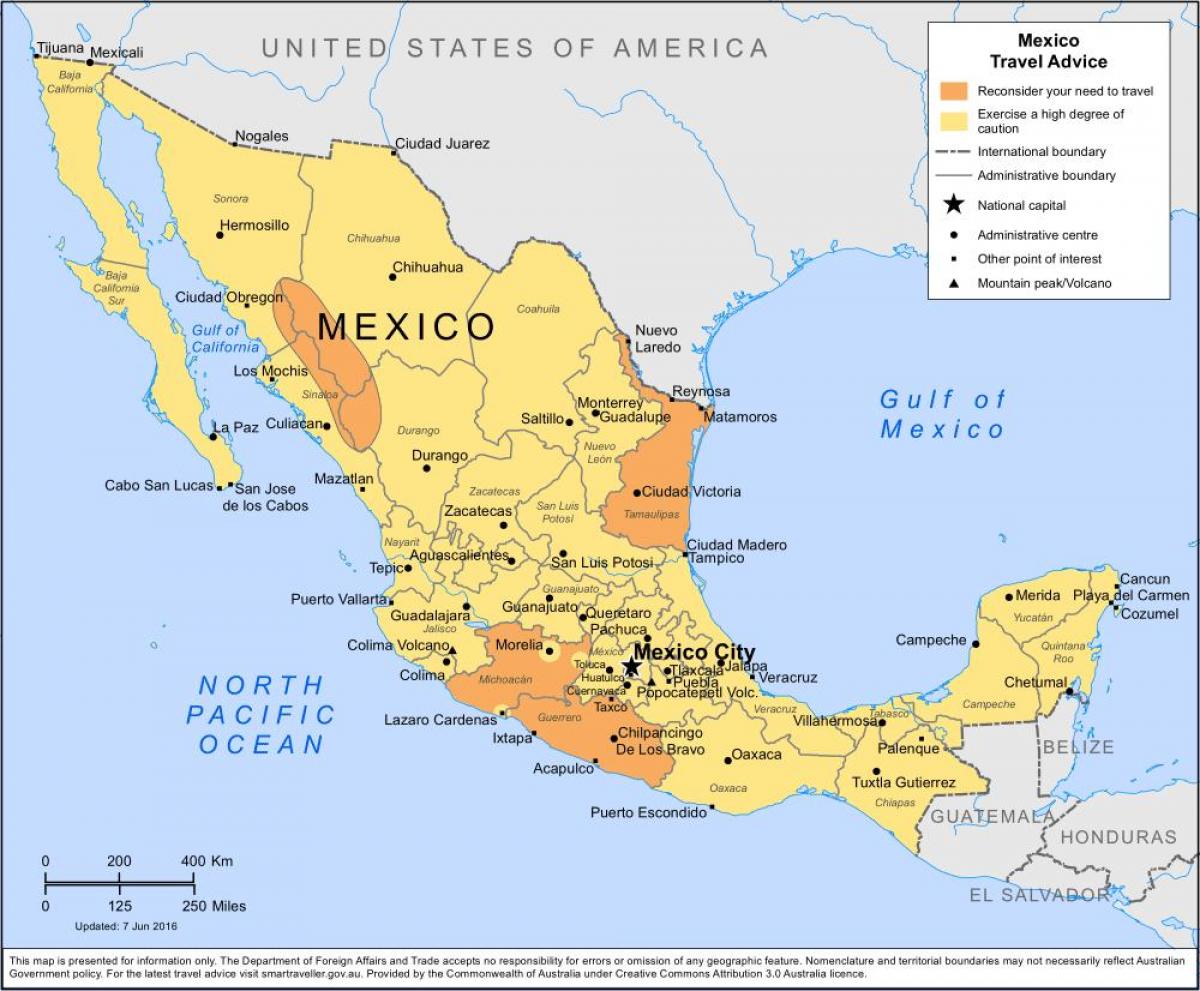 Karte von Mexiko-Stadt und Umgebung