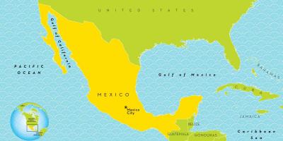 Eine Karte von Mexiko-Stadt