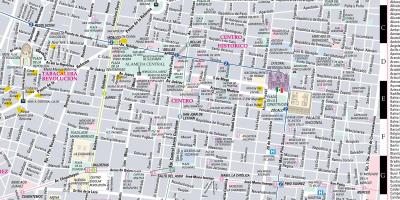 Karte von streetwise Mexiko-Stadt
